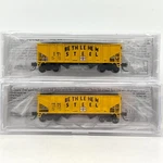 Bluford Scale Nseblu 17-06 Bethlehem Steel 2 Bay Hopper Set With Coal Loads. Fixed Price $89.99.