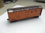 Vintage 1950S Ho Scale Kit Built Wood Metal Worn Chicago Mil St Paul Reefer Car. Fixed Price $19.00.
