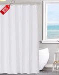 Fabric Shower Curtain Liner White 70X72 Hotel Quality Washable With Magnets - Us. Fixed Price $17.95.