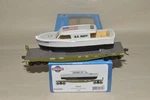 Ho Scale Athearn Dodx Military 40' Flat Car Train W/ Boat Us Navy. Fixed Price $80.00.