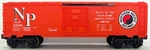 Lionel 6-9770 O/027-SCALE Northern Pacific Railway Orange Box Car Rtr Ov. Fixed Price $14.95.