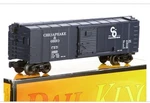 Rail King Chesapeake Ohio C&o Semi-scale Boxcar, 30-7411,. Fixed Price $49.95.