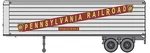 Walthers Scenemaster 949-2405 Ho 35' Fluted Trailer Prr. Fixed Price $32.99.