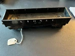 Lionel Gondola 1002 Black Model Railroad Train O/O27 Gauge. Fixed Price $7.00.