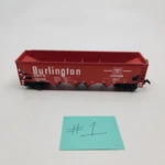 Ahm Roco Austria Burlington Route Cb&q 172700 4 Bay Covered Hopper. Fixed Price $13.79.