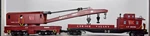 Mth Premier 3-RAIL O Scale Lv Lehigh Valley Crane Car & Tender 20-98221 20-98223. Fixed Price $125.00.