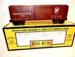 Mth Railking Pennsylvania Rounded Roof Car- Gauge New With Original Box!. Fixed Price $34.99.
