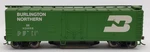 Walthers 931-1753 Ho Scale Bn 40' Plug-door Track Cleaning Boxcar #329808 Ex. Fixed Price $19.99.
