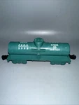 Vintage Marx 027 Gauge C.s.o.x. 2532 Green Plastic Tank Car No Bottom Box -. Fixed Price $9.99.