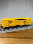 Lionel 6-9203 Union Pacific Box Car Yellow Postwar. Fixed Price $129.00.