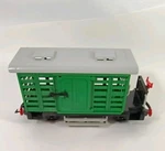 Vintage 1980 Playmobil Western Train Scale-lgb Green Cattle Car 4101. Fixed Price $79.99.