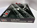 Kato Bnsf 8-CAR Set Bethgon Coalporter 106-4601. Fixed Price $139.00.