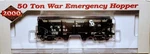 Proto 2000 #31617 50 Ton War Emergency Hopper #54284 Steel Sides C&o Rtr 1/87. Fixed Price $24.95.