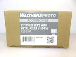 Walthers 920-2304 Ho Scale 33" Turned RP-25 Wheelsets W/metal Axles 100PK. Fixed Price $79.89.