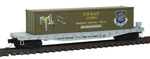 Micro-trains 045 00 505 Scale Usaac 50' Flat Car W/"belle Wringer" Container. Fixed Price $24.95.