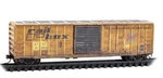 Micro Trains Scale 50' Rib Side Boxcar Santa Fe Atsf #51088 Ex Rail. Fixed Price $30.54.