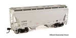 Walthers Scale 39' Trinity 3281 2-BAY Covered Hopper Cemx #11266. Fixed Price $37.38.
