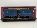 Mth 20-90002D Gauge Nickel Plate Road Flatcar W/ 20' Trailers #2004 Ex/box. Fixed Price $79.19.