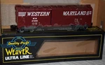 Weaver Steel Sided Box Car Western Maryland Wm #27295 Gauge 3-RAIL New. Fixed Price $19.99.