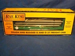 Scale Mth Rail King Great Northern Bulkhead Flat Car/ Pipe Load Wc. Fixed Price $38.99.
