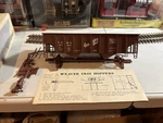 Weaver Scale 36 2-BAY Hopper Cb&q #955 Kit Unassembled No Trucks Flat End. Fixed Price $55.00.
