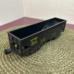 Marx Gauge Lehigh Valley Lv 21913 Black 2-BAY Hopper Car Railroad. Fixed Price $10.00.
