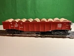 Lionel Postwar Nyc 6462 Gondola W/9 Barrels Red Pre Owned No Box. Fixed Price $22.00.