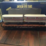 American Flyer Ga #6-48532 Southern Pacific Flat W/ Piggyback Trailers Mint. Fixed Price $51.99.