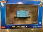 Narrow Gauge Trains By Bachmann - Box Van Blue 77208. Fixed Price $32.00.