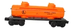 Two Lionel 6465 Lines Orange Tank Cars. Fixed Price $13.88.
