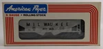 American Flyer 6-48604 S Gauge Milwaukee Road Covered Hopper #48604 Ln/box. Fixed Price $18.19.