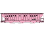 Accurail Scale 4750 3-BAY Covered Hopper Albert City Elevator Rrrx 81821. Fixed Price $21.11.