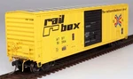Intermountain 47521-06 Ho Scale 5277 Cu Ft Boxcar Santa Fe Ex-railbox #51643. Fixed Price $44.79.