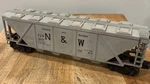Lionel 6446 N&w Quad Hopper Postwar Gauge. Fixed Price $27.25.
