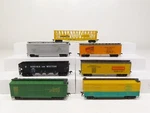 Ahm Ho Lot Of 7 Freight Cars 5298, 5296, 5393LN 8342. Fixed Price $63.99.
