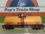 Atlas /micro #65090 Shell Oil Single Dome 39' Tank Car Road Number 1105. Fixed Price $15.95.