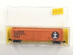 Scale Atlas Illinois Central Gulf 50' Double Door Boxcar 141001 3604. Fixed Price $20.00.