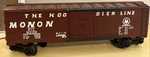 Lionel 6-9230 Monon 'the Hoosier Line' Boxcar-brown/in Banner. Fixed Price $19.98.
