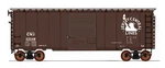 Central Railroad Of New Jersey 40' PS-1 Single Door Boxcar Ho-scale-detailed. Fixed Price $38.99.