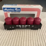 Vintage American Flyer Southern Gondola W/ Canisters Mint Condition. 4-9303. Fixed Price $14.81.