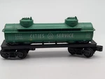 Postwar Lionel 6465-110 Cities Service 2-DOME Tank Car From 1960-62. Fixed Price $15.00.