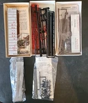 Three Walthers Scale Kits: Coil Cars 932-3865, Hopper 932-3872 & Reefer 2477. Fixed Price $20.00.