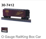 Mth Rail King 30-7412, Semi-scale, Box Car, Union Pacific, Nib. Fixed Price $29.00.