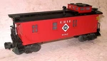 Mth 04942 Extended Vision Erie Wood Sided Lighted Caboose O-gauge Unused- Tested. Fixed Price $25.00.
