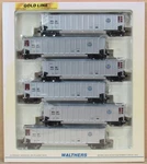 Walthers 932-5342 Bnsf Bethgon Hopper 6-CAR Set Ho-scale Nos. Fixed Price $159.99.
