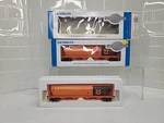 2 Bachmann Canadian Grain Hopper Govt. Of Canada 19134 Silver Series Orange. Fixed Price $31.96.