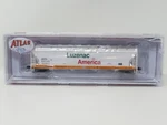Atlas 50006073 Luzenac Pressureaide Acfx Centerflow Covered Hopper Freight Car. Fixed Price $28.76.