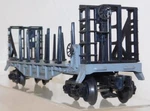 Lionel 6-36099 New York Central Bulkhead Flat Car W/ Stakes Nyc 506089 O/027 C7+. Fixed Price $29.95.