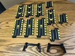 Micro Scalextric/ Hornby 10 Slot Car Straight & 2-TRACK Supports. Fixed Price $21.00.