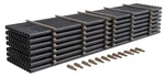 Walthers Scenemaster Ho Scale Pipe Load Kit For Bulkhead Flatcars. Fixed Price $15.29.